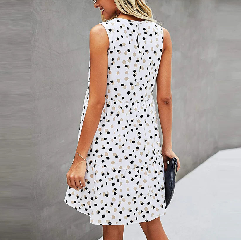 Stippen Mini Jurk | Mieka Jurk