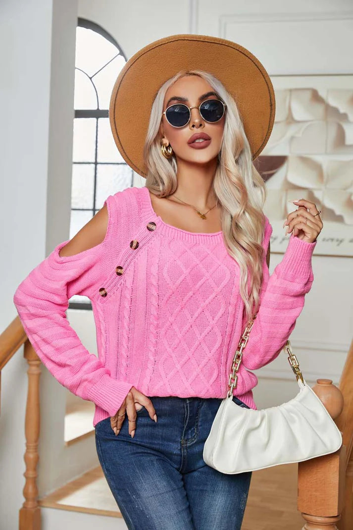 Trendy Gebreide Trui | Molina Trui