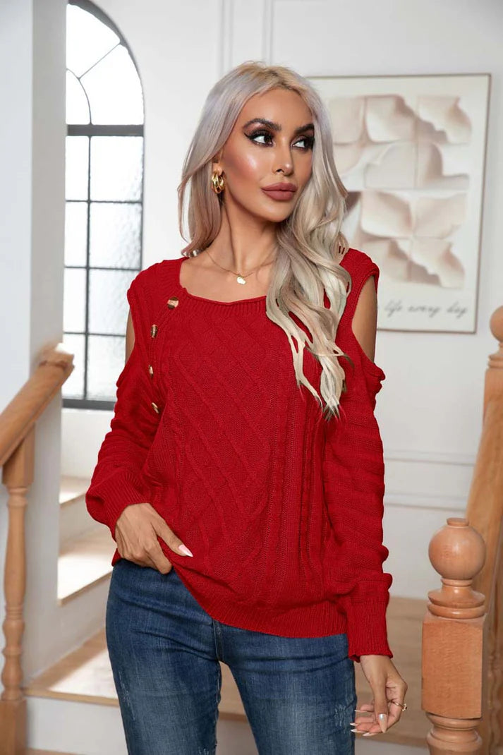Trendy Gebreide Trui | Molina Trui