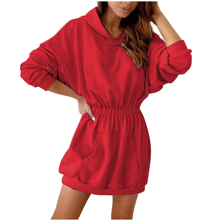 Hoodie Mini Jurk | Kriza Trui