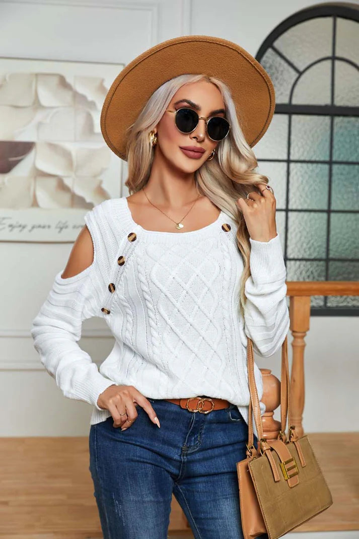Trendy Gebreide Trui | Molina Trui