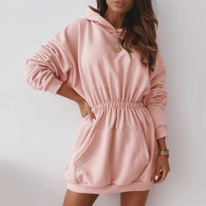 Hoodie Mini Jurk | Kriza Trui