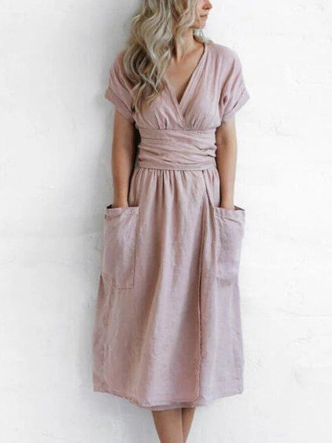 Chique Linnen Jurk | Zoe