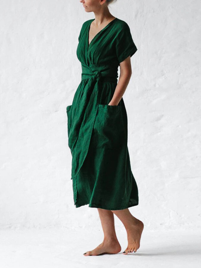 Chique Linnen Jurk | Zoe
