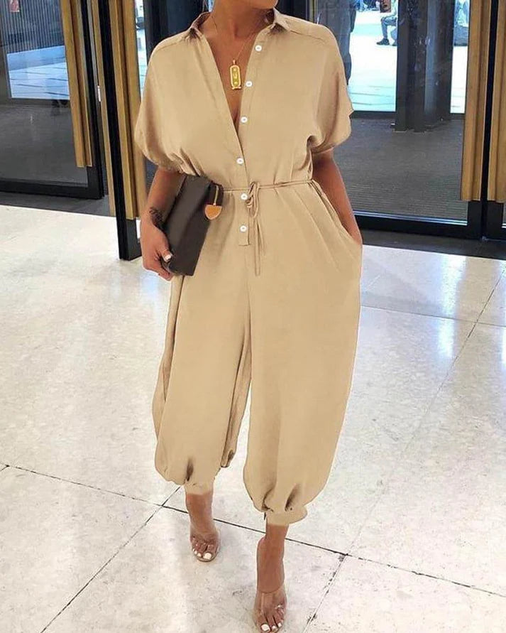 Veelkleurige Vintage Jumpsuit | Elodia