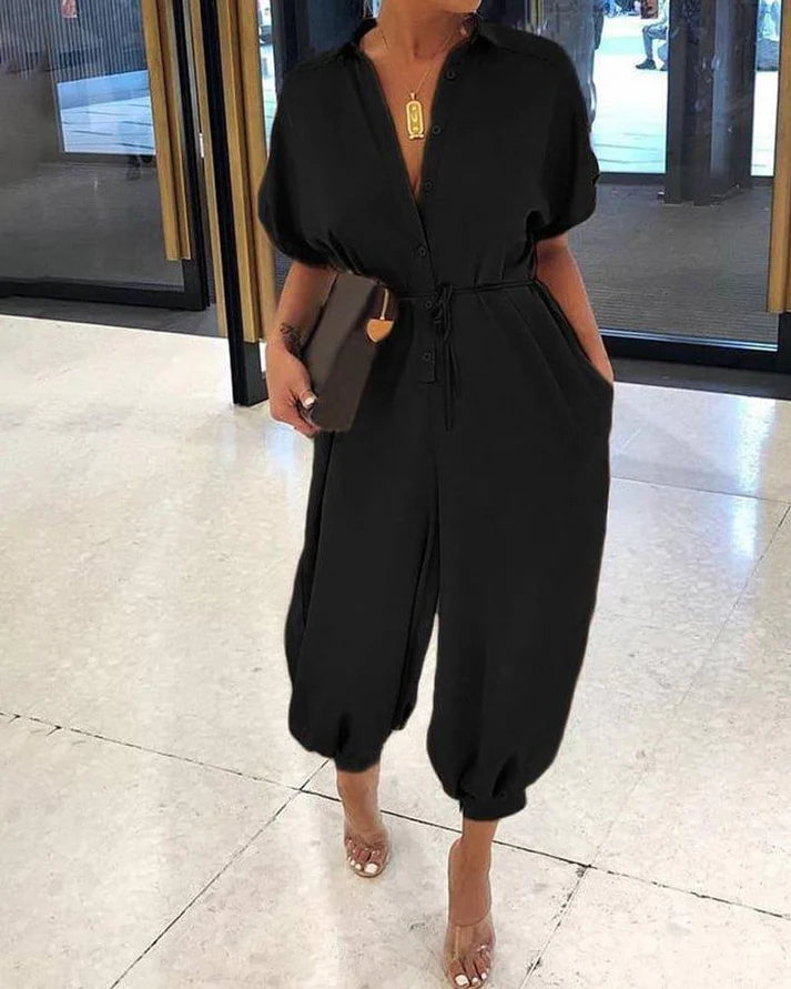 Veelkleurige Vintage Jumpsuit | Elodia