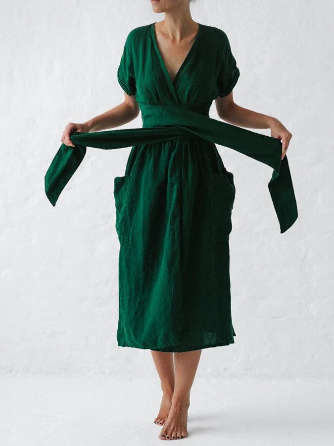 Chique Linnen Jurk | Zoe