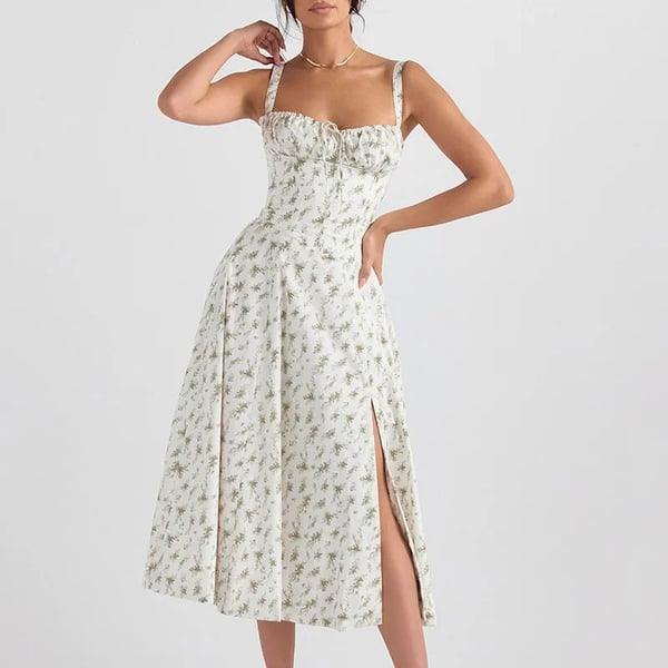 Print Bustier jurk | Francheska Jurk