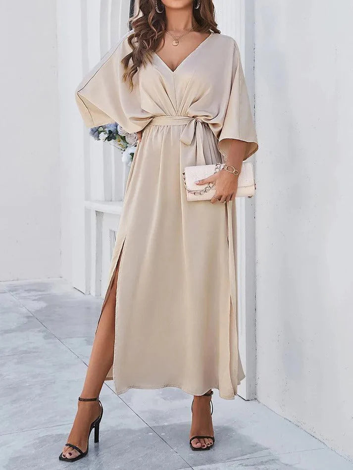 Elegante V-Hals Jurk | Franca