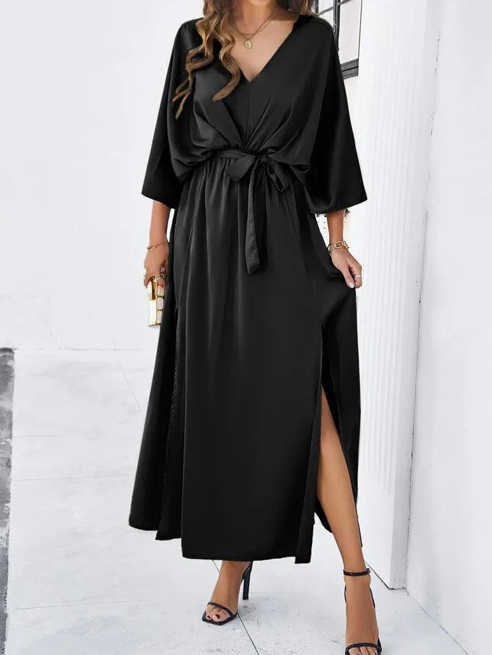 Elegante V-Hals Jurk | Franca