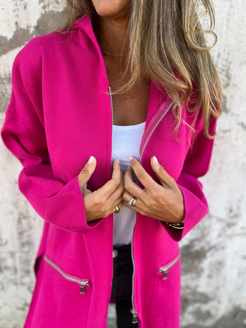 Dames Lange Hoodie | Shina Vest