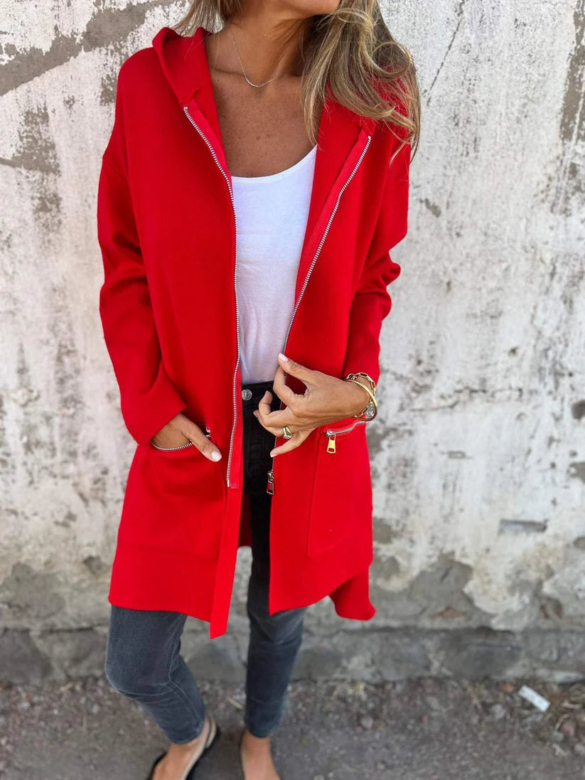 Dames Lange Hoodie | Shina Vest