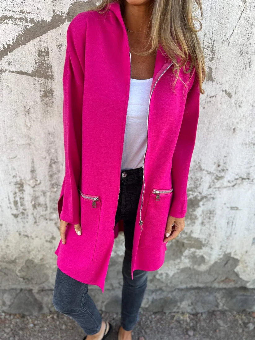 Dames Lange Hoodie | Shina Vest