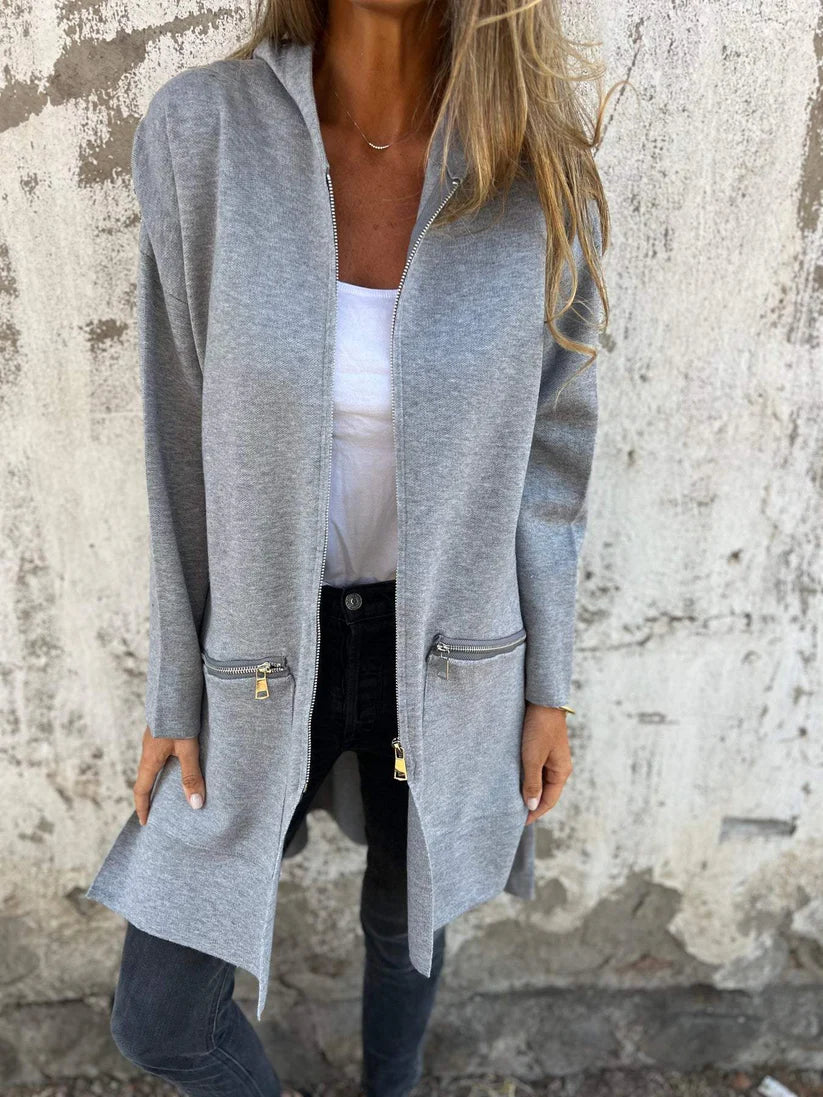 Dames Lange Hoodie | Shina Vest