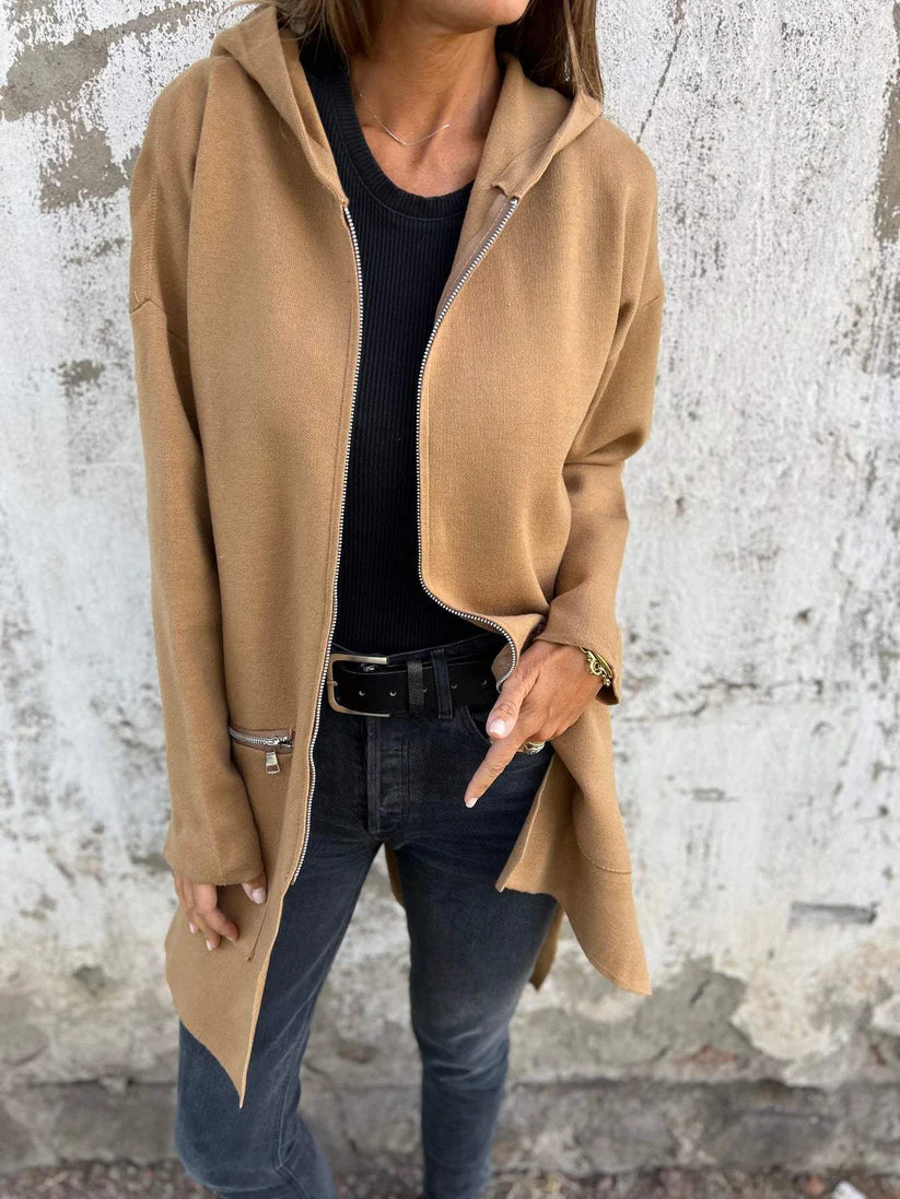 Dames Lange Hoodie | Shina Vest