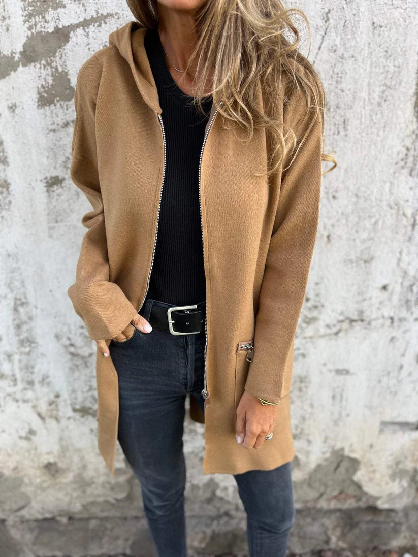 Dames Lange Hoodie | Shina Vest