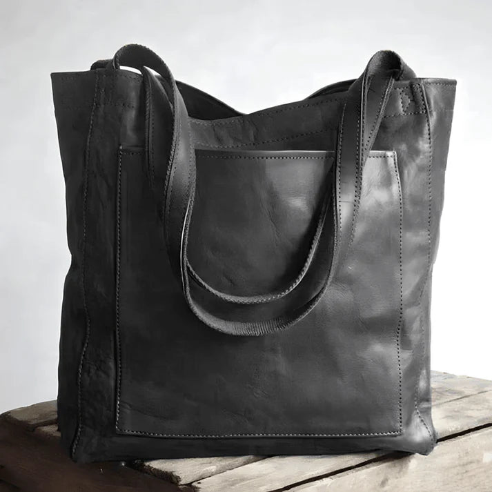 Leren Tote Bag met Grote Capaciteit | Marietta Tas