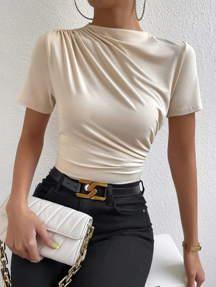 Fitted Wit overhemd voor Vrouwen | Prunella Shirt
