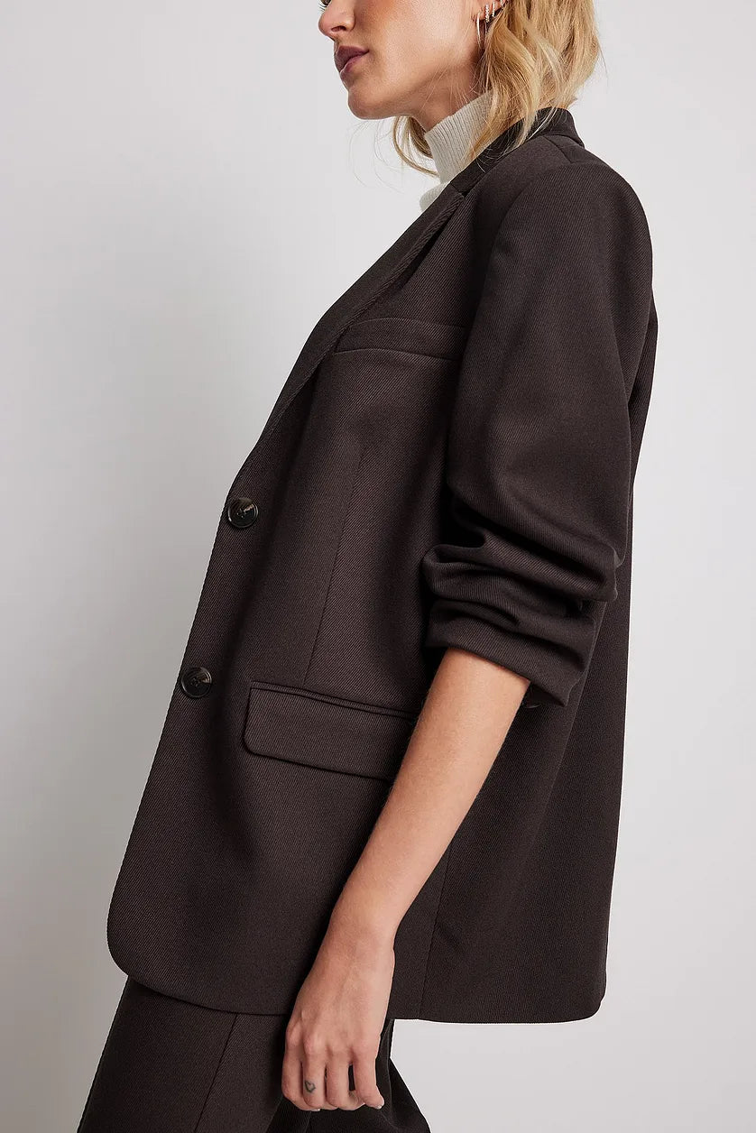 Klassieke Blazer met Schoudervullingen | Grace