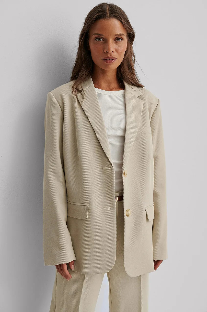 Klassieke Blazer met Schoudervullingen | Grace