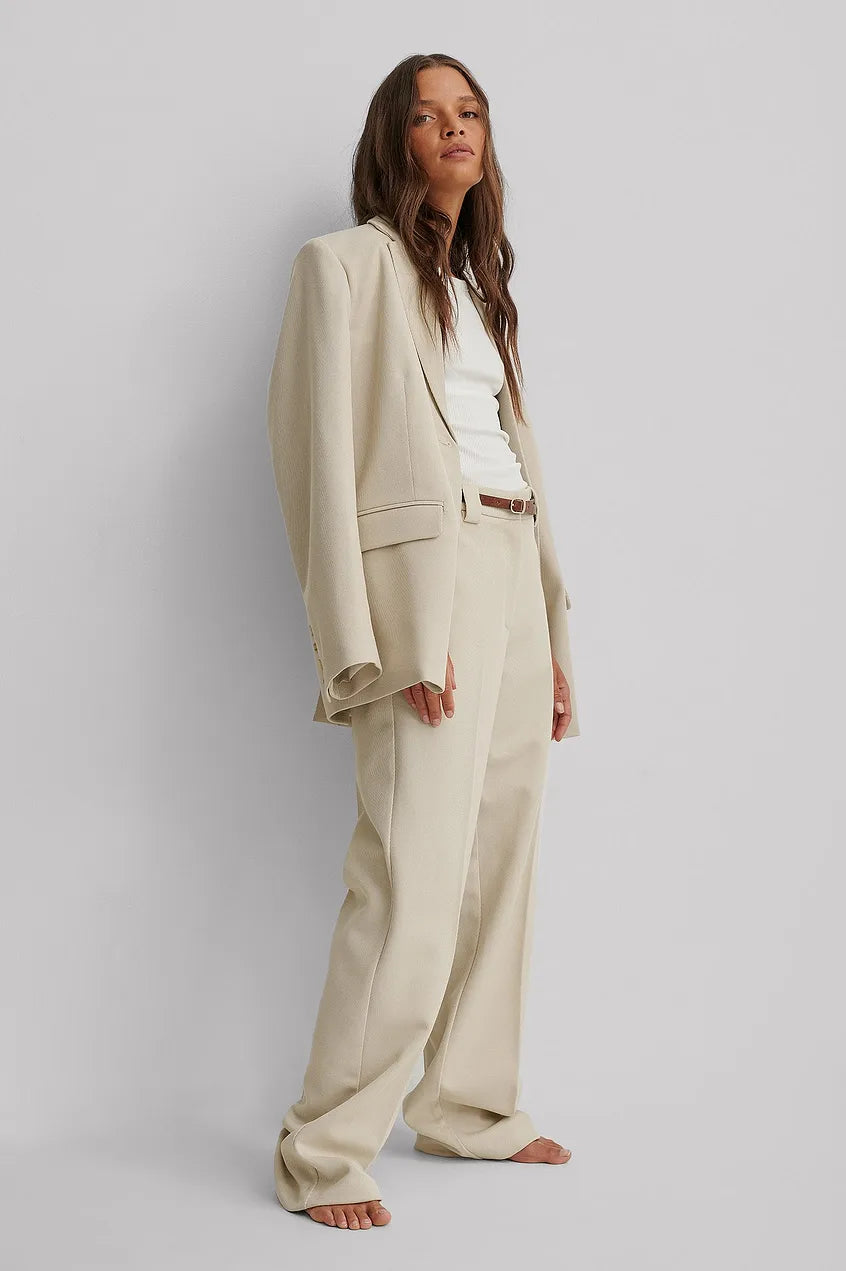 Klassieke Blazer met Schoudervullingen | Grace