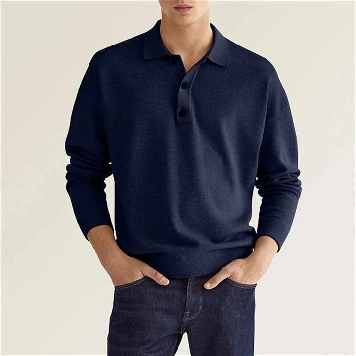 Poloshirt met Lange Mouwen | Mika