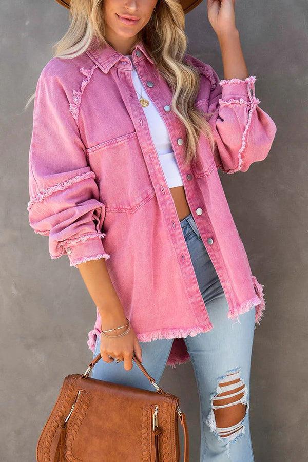 Veelzijdig Gekleurd Denim Jasje | Felicity