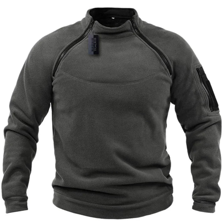 Heren Fleece Zip-Up Trui | Zacharias Trui