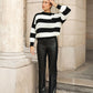 Leather Straight Leg Pants