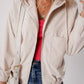 Casual Corduroy Capuchon Jas | Xariel Jas