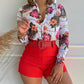 Trendy Blouse met Unieke Print | Varla Blouse