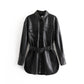 Leren Trenchcoat | Richell Jas