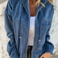 Casual Corduroy Capuchon Jas | Xariel Jas