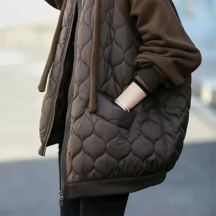 Oversized Capuchon Gewatteerde Jas | Ylka Jas