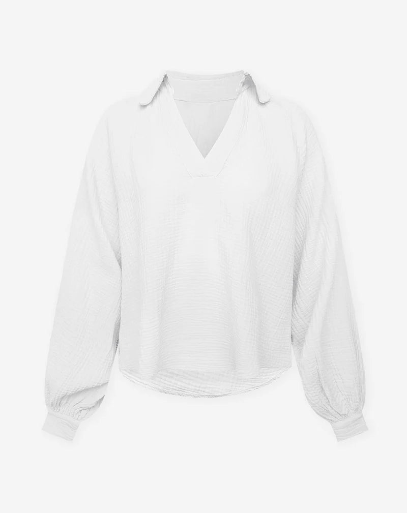 Blouse met V-Hals Ontwerp | Stella
