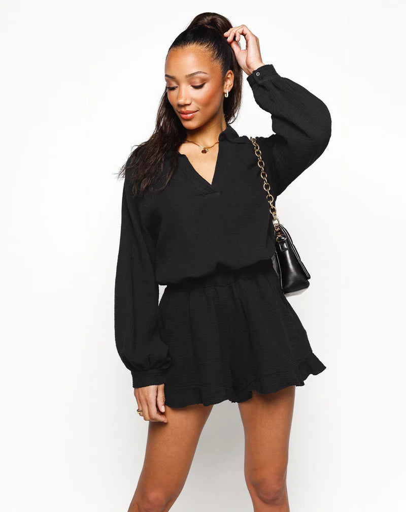 Blouse met V-Hals Ontwerp | Stella