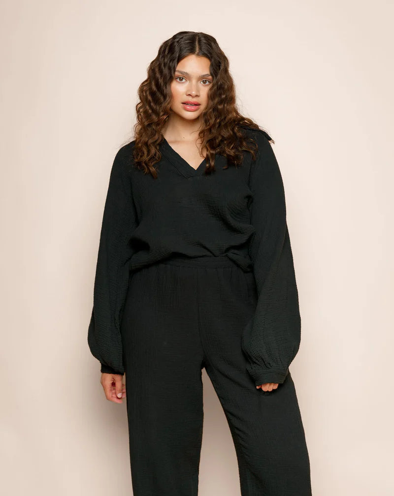 Blouse met V-Hals Ontwerp | Stella