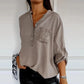 V-hals Blouse met Glitter en Zakje | Odessa Blouse