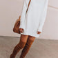 Casual Sweaterjurk met Hoge Hals | Walja Jurk