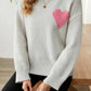 Casual Hart Warme Trui | Yelissa trui
