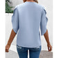 V-hals Blouse met Kant | Verda Blouse