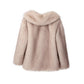 Oversized Faux Fur Mantel | Vaninia Mantel