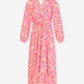 Jurk Met Bloemen patroon | Lila