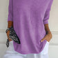 Gebreide Shirt met V-Hals | Maya
