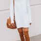 Casual Sweaterjurk met Hoge Hals | Walja Jurk