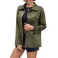 Stijlvolle Suede Button-Up Jas | Ourania Jas