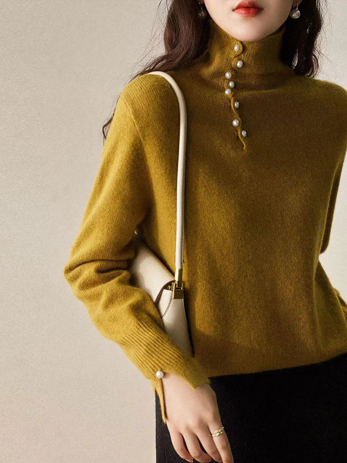 Vintage Knoopjes turtleneck vest | Veraya Vest