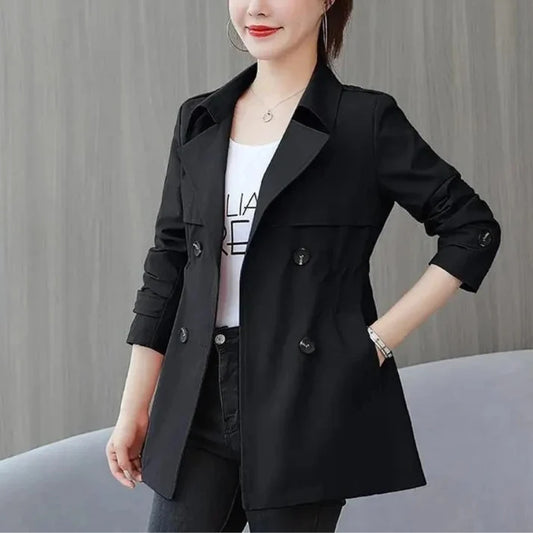 Vrouwen dubbele knopen Trenchcoat | Blennie Jas