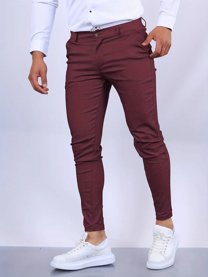 Heren Casual Strakke Broek | Yohan Broek