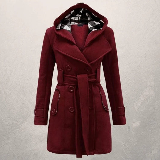 Vrouwen Capuchon Winterjas | Amaya Mantel
